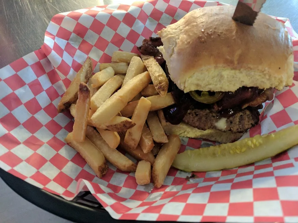Wolfdale Burger and Fries